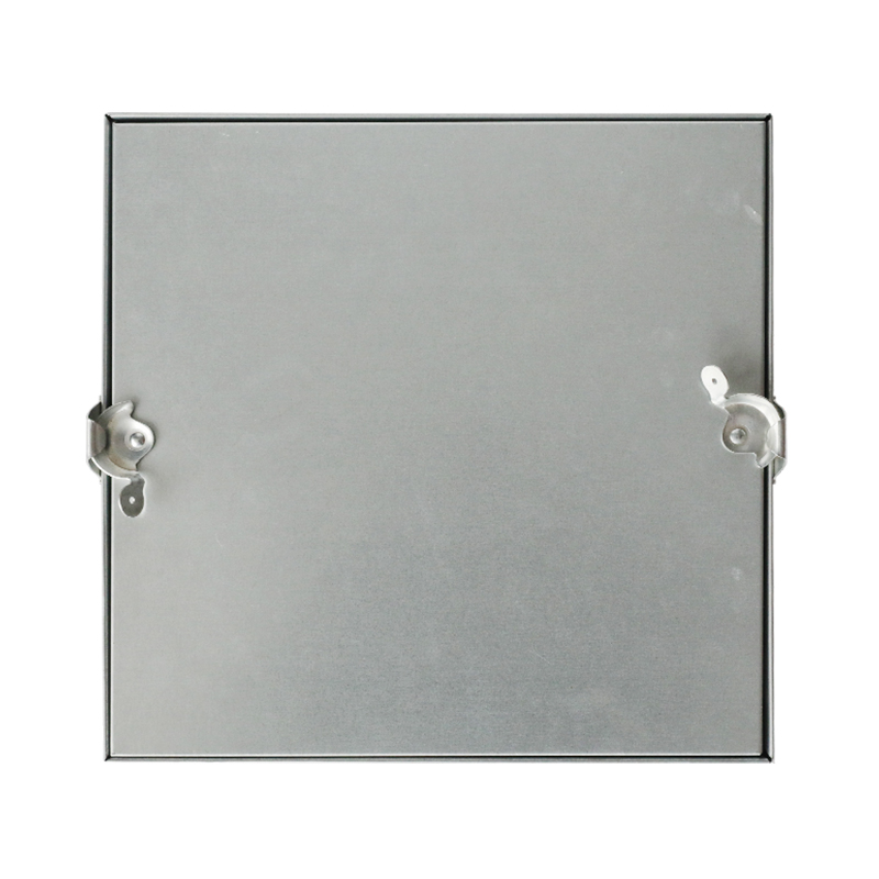 Firkantet stålkanaladgangsdør